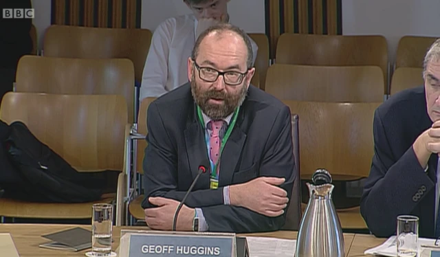 Geoff Huggins from the Scottish government