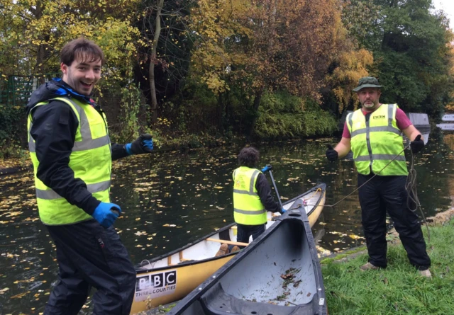 Collins Canoes the Canals team