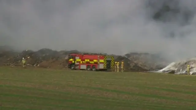 Rugeley farm fire in September