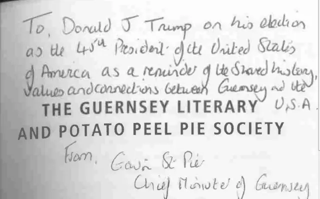 Donald trump book dedication