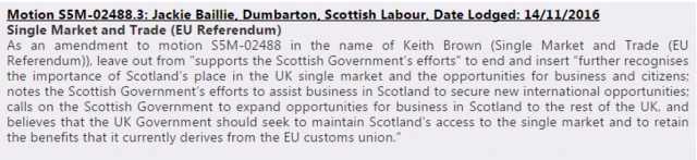 Labour amendment