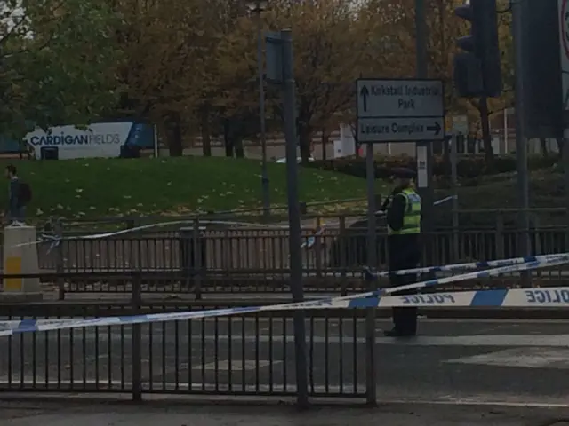 Police officer on Kirkstall Road