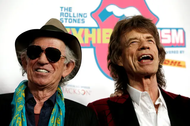 Keith Richards and Mick Jagger