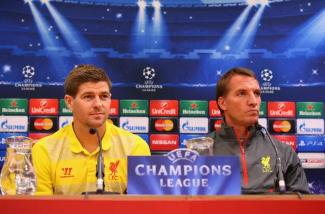 Steven Gerrard Brendan Rodgers