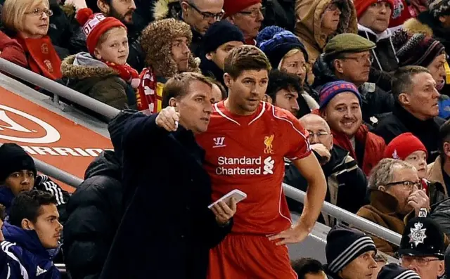 Brendan Rodgers and Steven Gerrard