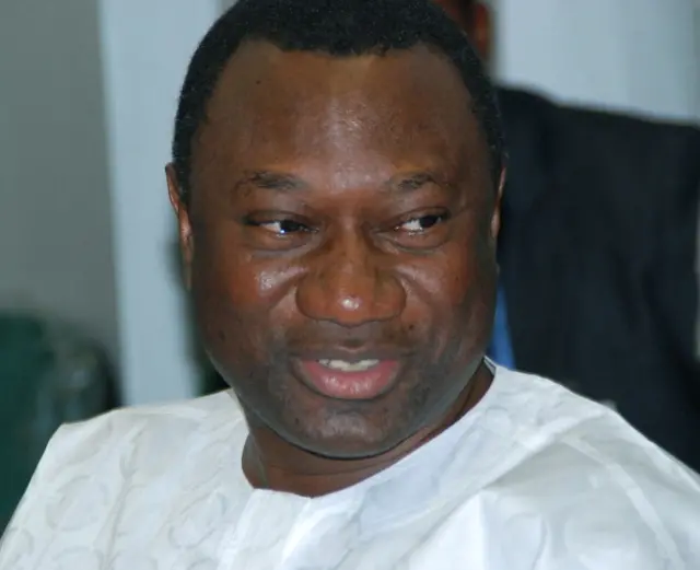 A picture taken on May 18, 2006 shows Femi Otedola, head of Zenon Oil, in Lagos, Nigeria.