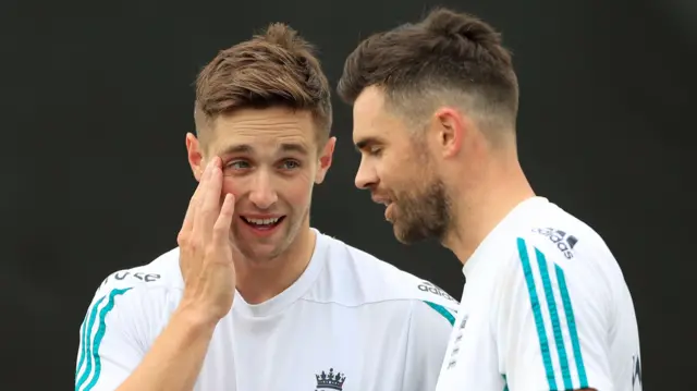 Chris Woakes and James Anderson