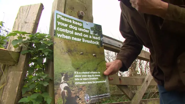 Livestock sign