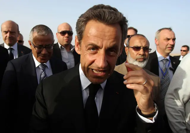 Former French President Nicola Sarkozy