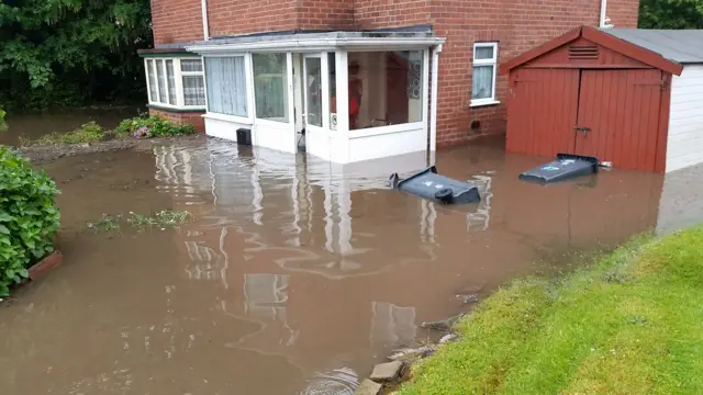 Flooded drive