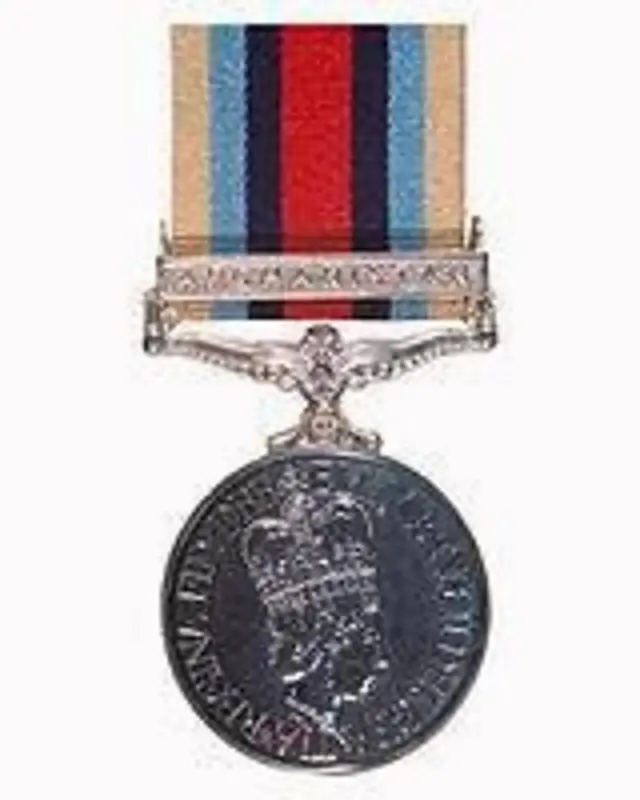 Stolen medal