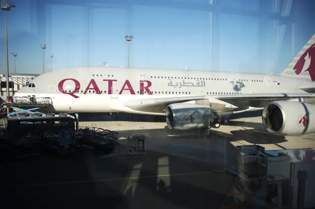 Qatar Airways plane