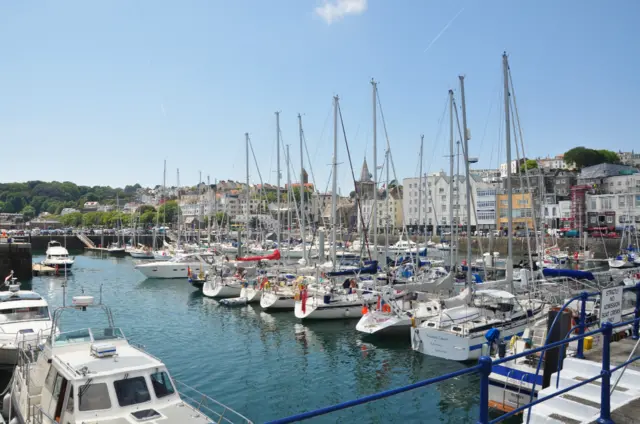 St Peter Port harbour