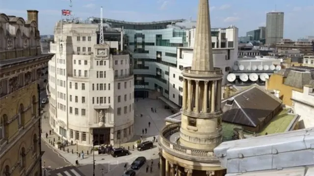 BBC building in London