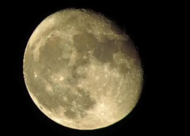 Supermoon above Sheffield