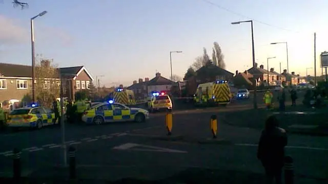 Police at the scene in West bromwich