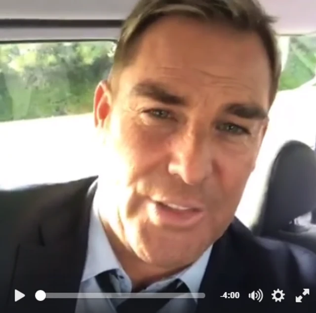 Shane Warne video