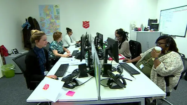 Salvation Army call centre