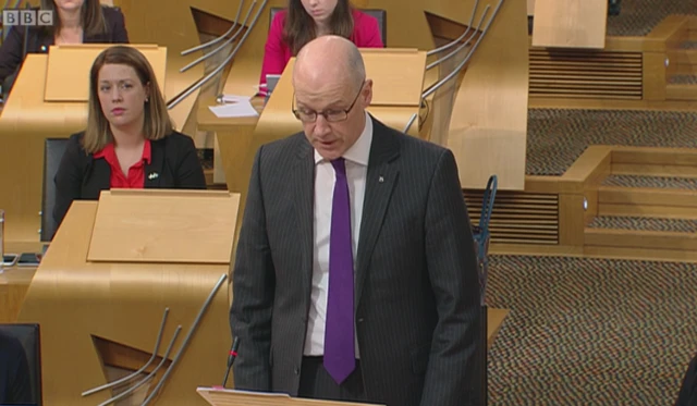 Education Secretary John Swinney