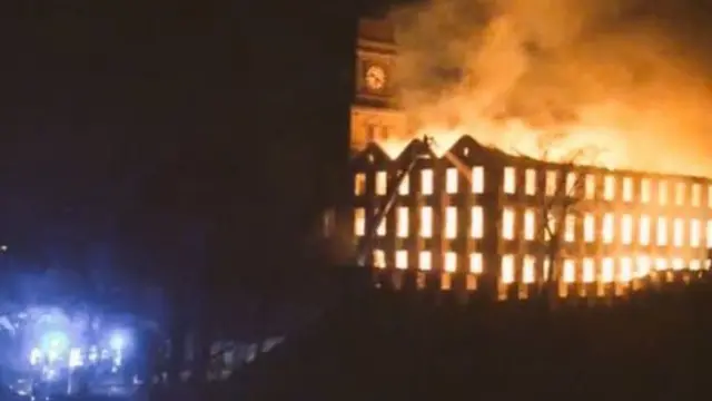 Newsome Mill fire