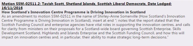 Scottish Lib Dem amendment