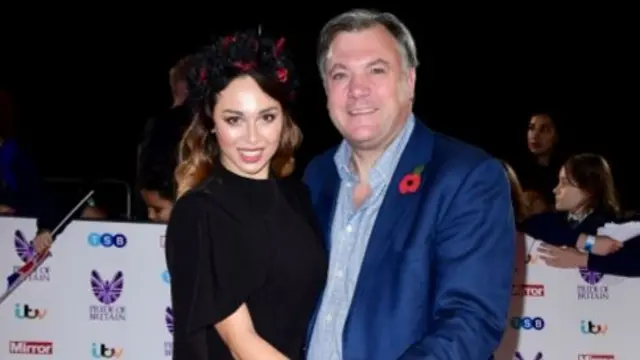 Ed Balls and Katya Jones