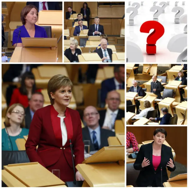 First minister's questions begins at 12pm.