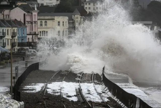 Dawlish railway line