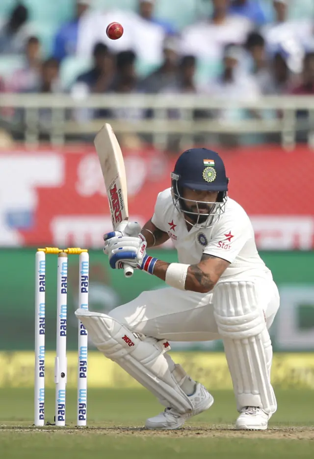 Kohli in action