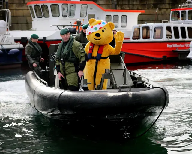 Pudsey and the Royal Marines