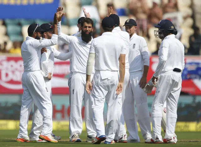 England celebrate