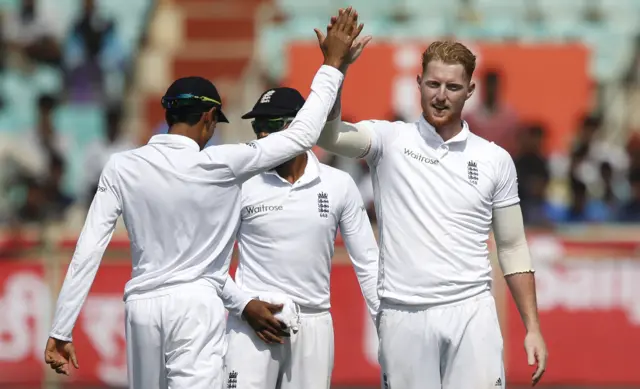 England celebrate