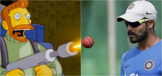 Hank Scorpio and Ravindra Jadeja