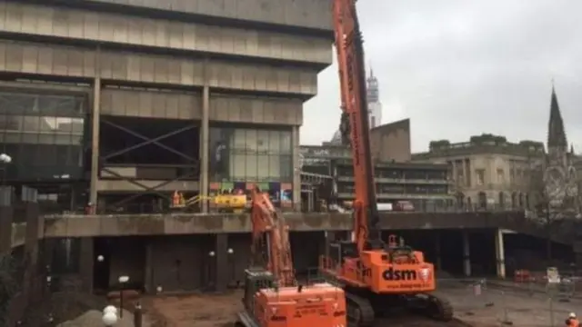 Birmingham Library demolition