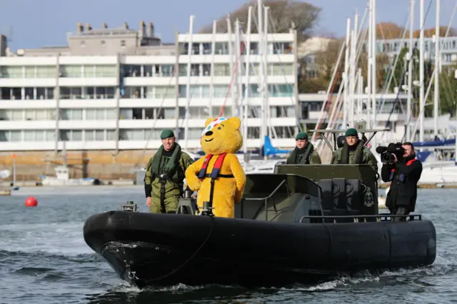 Pudsey and the Royal Marines