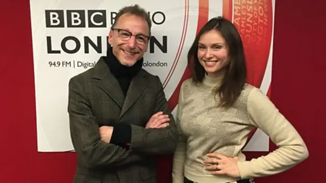 Gary with Sophie Ellis Bextor