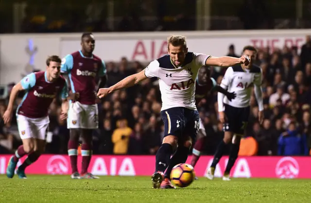 Harry Kane of Tottenham