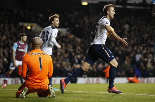 Harry Kane celebrates