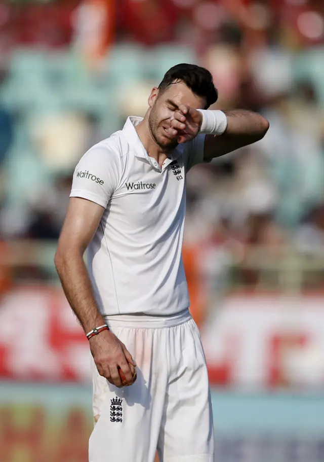 England's James Anderson