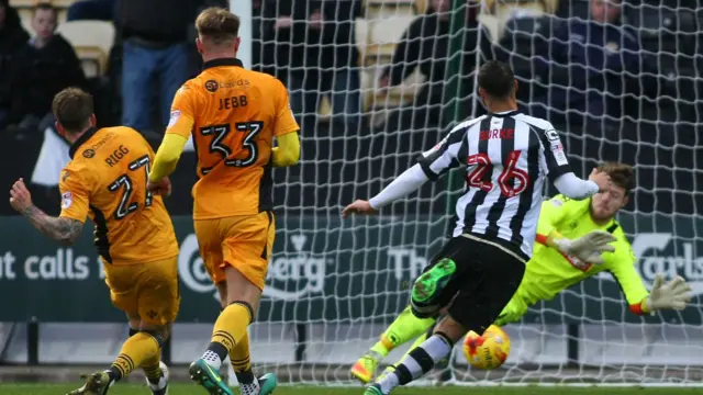 Newport take the lead against Notts County