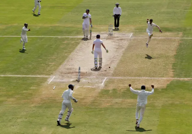 England's Bairstow wicket