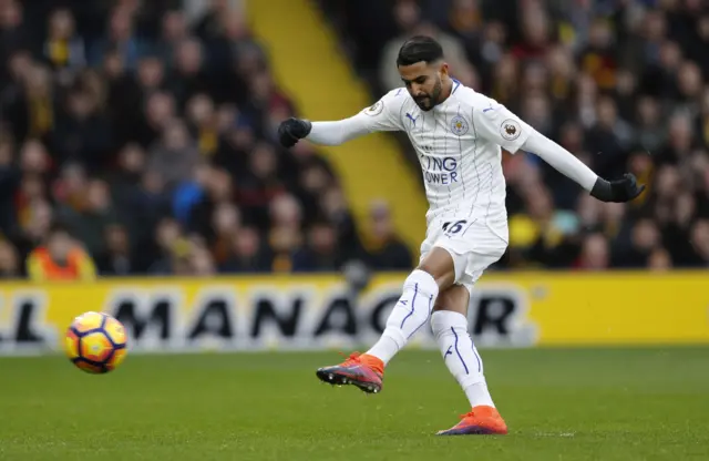 Riyad Mahrez scores