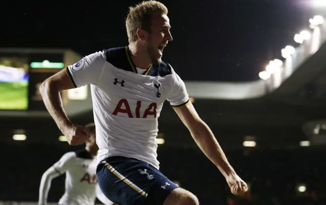 Harry Kane celebrates