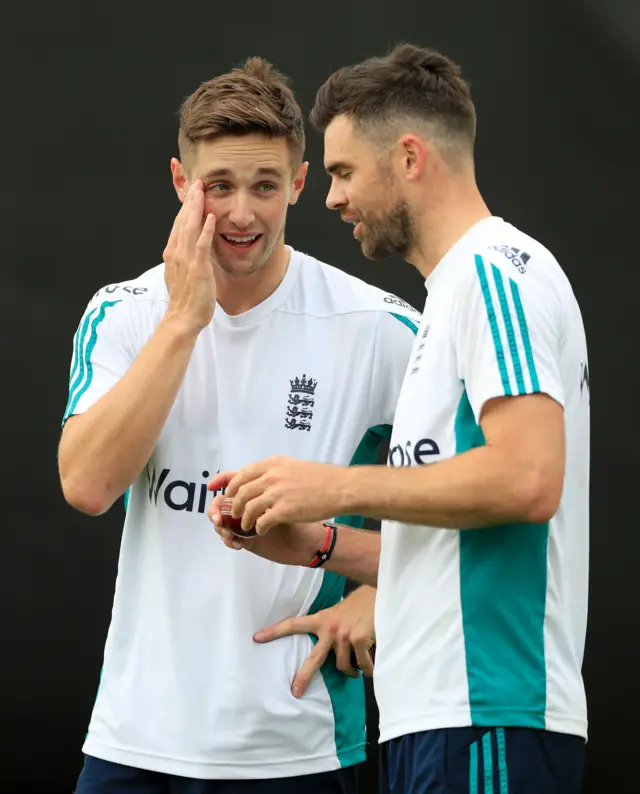 England's Chris Woakes