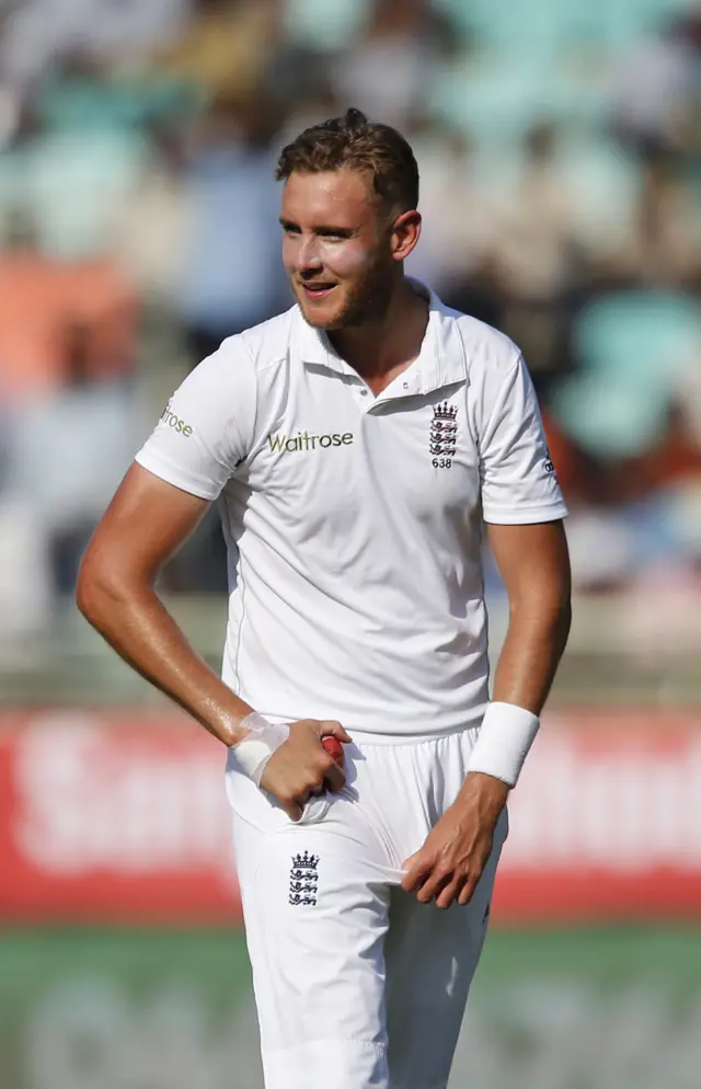 England's Stuart Broad