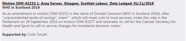 Scottish Labour amendment