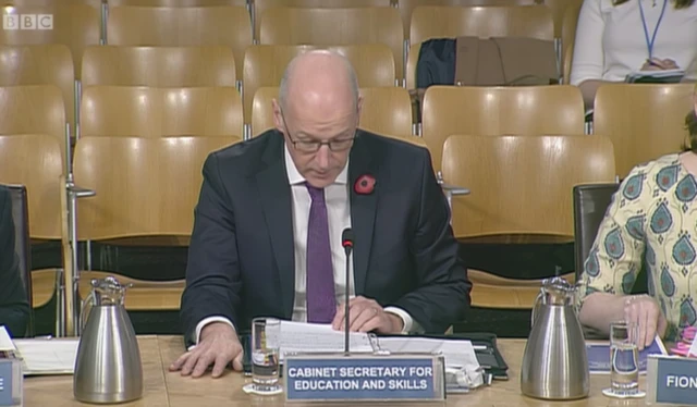 Education Secretary John Swinney