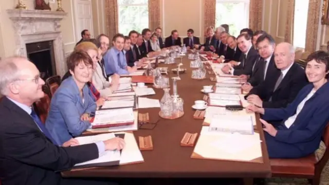 Tony Blair's cabinet in 2001