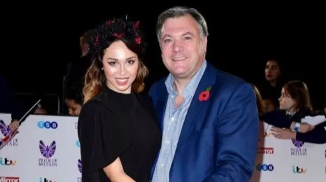 Ed Balls and Strictly dance partner Katya Jones