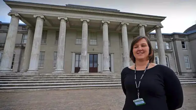 Project manager Hayley Mival at Shugborough